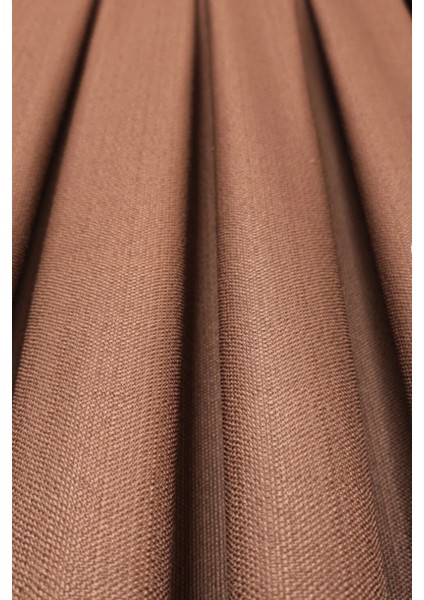 Keten Fon Perde, Koyu Kahve, Pano Fon, Sık Pile, Kuşaklı, Düz Renk, Tek Kanat modelleri