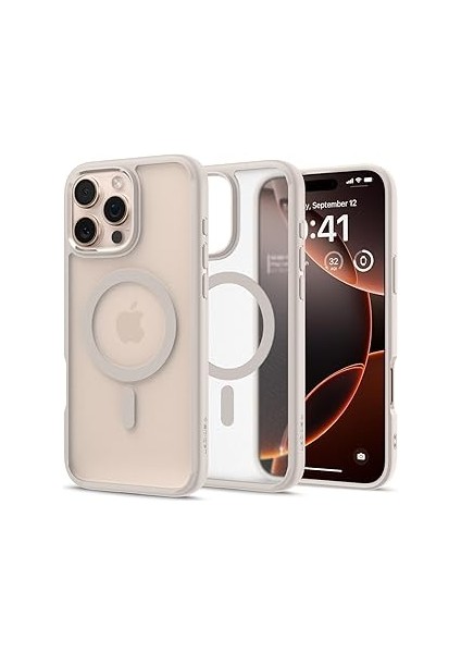 Spigen 16 ile Uyumlu Ince Kılıf Hybrid Sararma Karşıtı Duraclear Hava