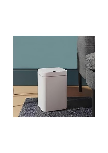 12 Lt Hareket Sensörlü Sessiz Kapatma Çok Amaçlı Çöp Kutusu- Yerli Üretim -2 Adet Aa (Kalem) Pi̇l Il