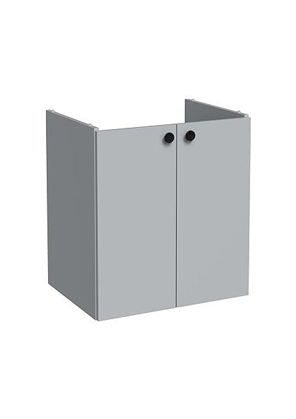 Shift T20 81003 Kapaklı Lavabo Dolabı, Kül Gri, 60 cm