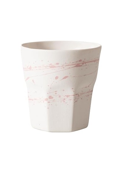 Mudo.concept El Yapımı Beyaz Pembe Espresso Fincanı 110 Mililitre