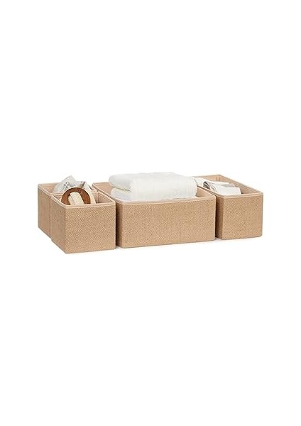 Ocean Textile Jüt Çekmece Içi Organizer Set