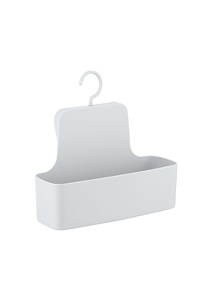 Wenko Askılı Duş Sepeti Barselona Beyaz Duş Rafı, Duvar Sepeti, Kesinlikle Kırılmaz Beyaz