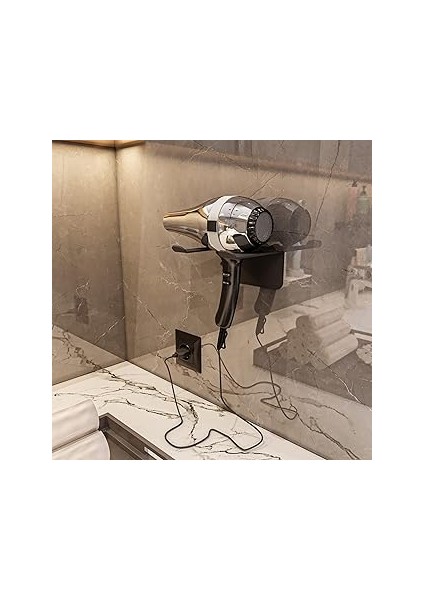 Metal Saç Kurutma Makinesi Tutucu, Saç Kurutma Makinesi Tutacağı, Kuaför Fön Makinesi Askısı, Berbe