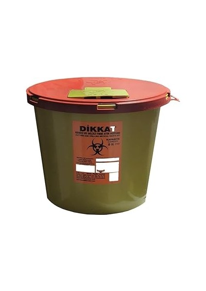 Çeli̇kpençe 5 Adet Tıbbi Atık Kutusu 8lt.
