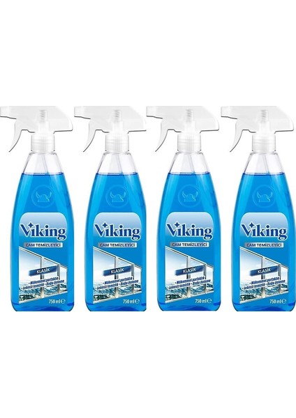 Cam Temizleyici Klasik 750 Ml*4 Adet
