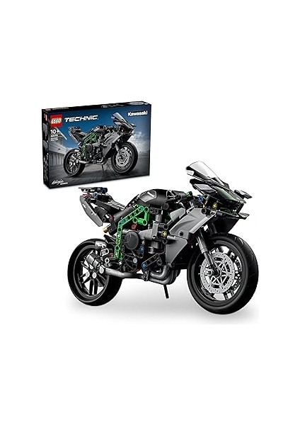 Technic Kawasaki Ninja H2R Motosiklet 42170-10 Yaş ve Üzeri Çocuklar Için Koleksiyonluk Yaratı