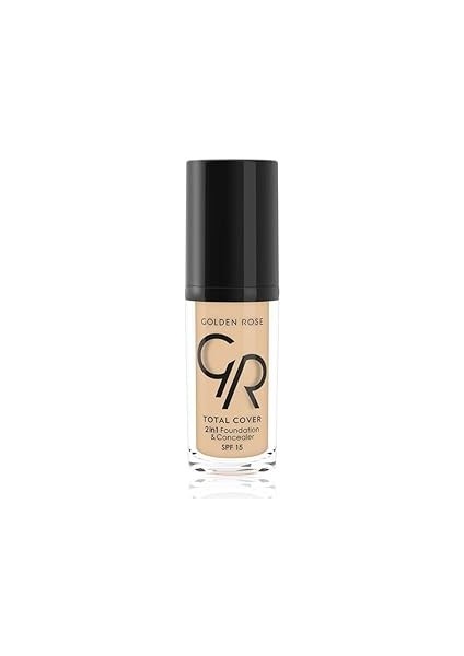 Golden Rose Total Cover 2ın1 Foundation&concealer No:01 - Fondöten