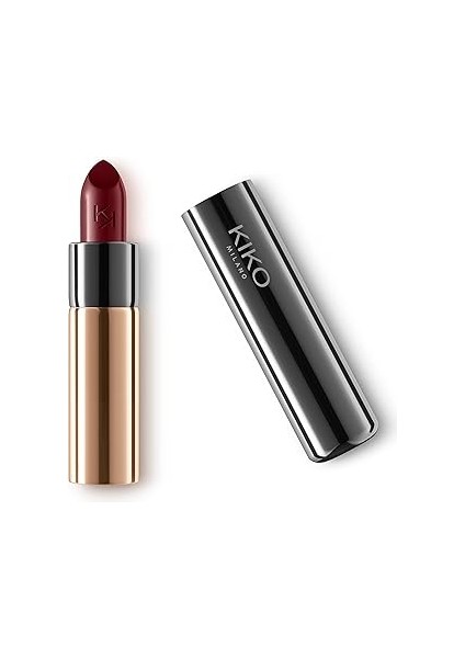 Kiko Milano Ruj - Gossamer Emotion Creamy Lipstick - 128 Marsala - Kremsi Parlak Lipstick