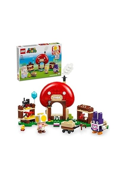 Super Mario Nabbit Toad’un Dükkanında Ek Macera Seti 71429-8 Yaş ve Üzeri Super Mario Hayranla