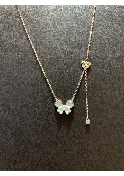 Ithal Kelebek Model Minimal Kelebekli Kadın Gümüş Kolye fiyatları
