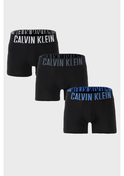 Streç Pamuklu Logolu 3 Pack Boxer 000NB3608AZDM Erkek Boxer 000NB3608A Zdm