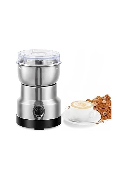 Orret 200 Watt Çelik Bıçaklı Kahve ve Baharat Öğütme Makinesi – Kompakt Öğütücü, Bebek Maması