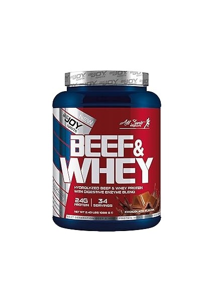 Bigjoy Sports Beef & Whey Çikolata 1 Paket(1 x 1088 G)