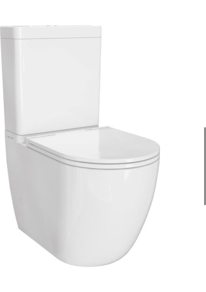 S55 Duvara Sıfır Kanalsız Klozet+Rezervuar+Iç Takım+Klozet Kapağı Set