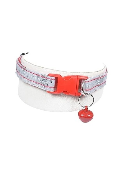 X-Perk Zilli Kedi Köpek Tasması Boyun Tasma Ayarlı