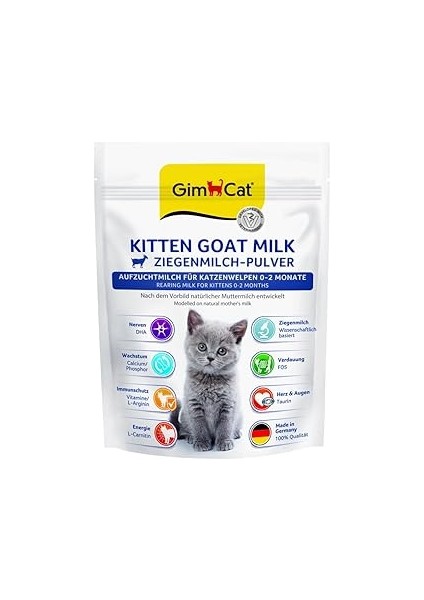 Gimcat Kitten Goat Milk Keçi Süt Tozu 200 gr