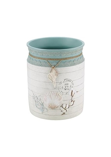 Avanti Linens - Çöp Sepeti, Ev Veya Ofis Için Dekoratif Çöp Kovası, Çiftlik Evi Şık Banyo Aksesuarl