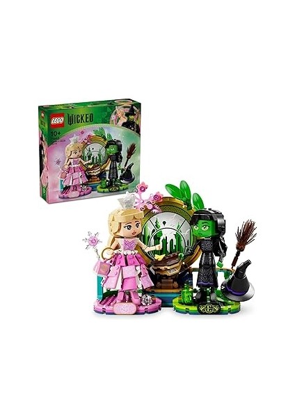 Wicked Elphaba ve Glinda Figürleri 75682-10 Yaş ve Üzeri Çocuklar Için Fantastik Oyuncak Yapım