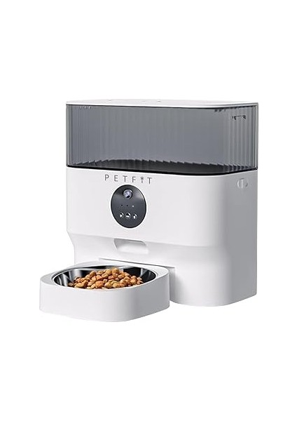 Petfit Catmax Akıllı Otomatik Mama Kabı, 5l Kapasiteli, Wi-Fi Kameralı, Sesli Komutlu, App Kont