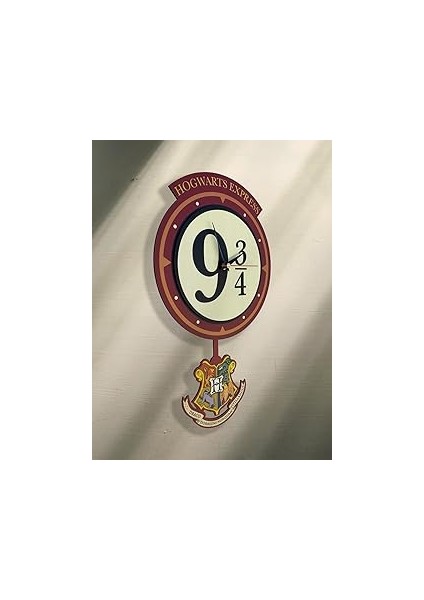 Hogwarts Express Ii Sallanır Sarkaçlı Dekoratif Duvar Saati