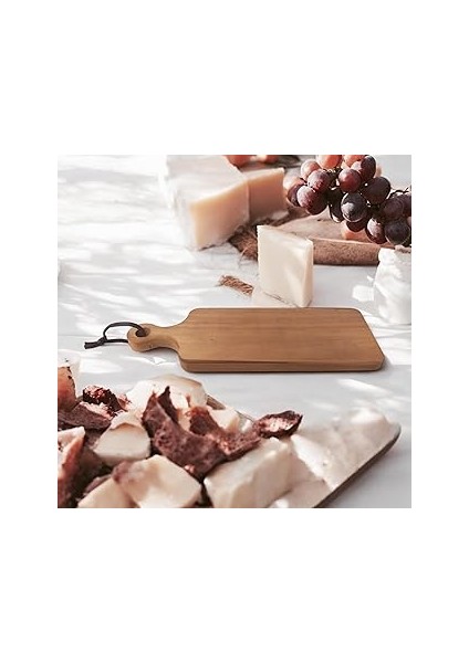 Deconox Akasya Kesme ve Sunum Tahtası Antibakteriel Yıkanabilir Doğrama Tahtası Dikdörtgen 32X11CM