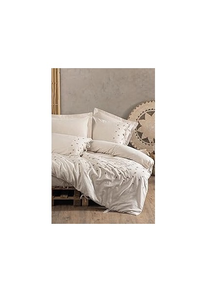Cotton Box Cotton Keten Çift Kişilik Nevresim Takımı Arie