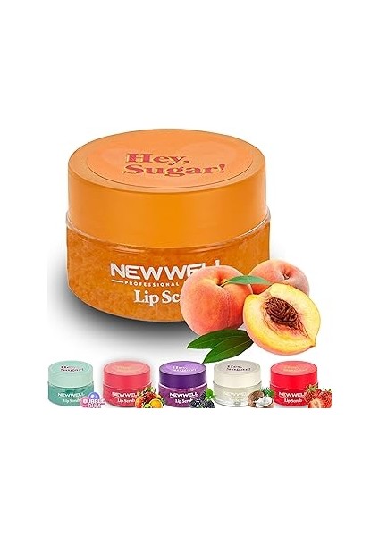 New Well Hey Sugar! Şeftali Aromalı Dudak Peelingi 20GR