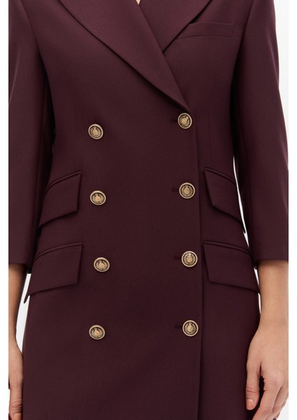 Kruvaze Mini Blazer Elbise modelleri