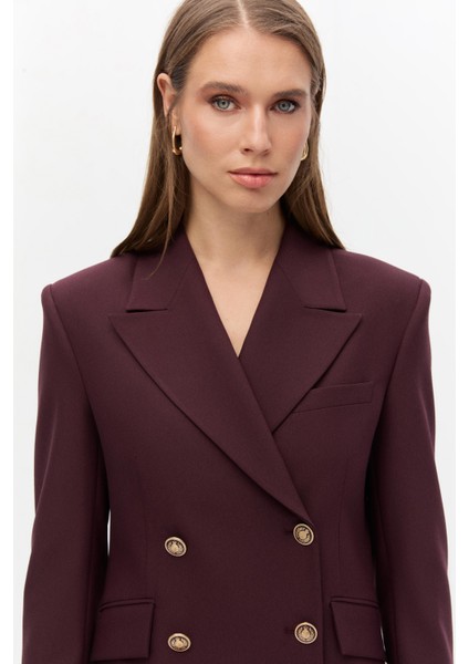 Kruvaze Mini Blazer Elbise fırsatları