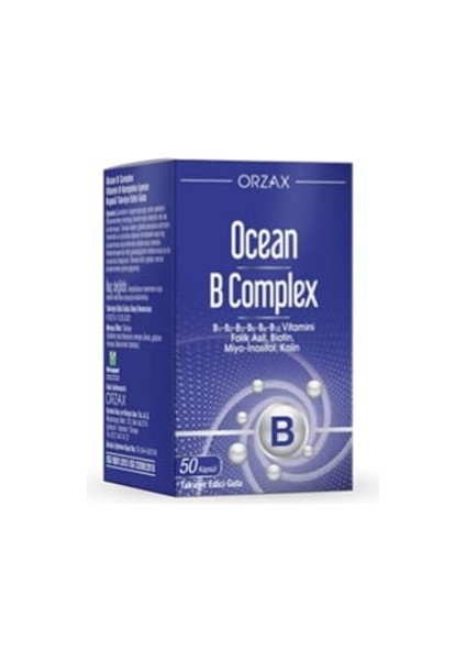 Orzax Ocean B Complex 50 Kapsül