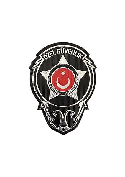 Özel Güvenlik Göğüs Kol Omuz Arması Tpu Patch - 7x9.5 cm