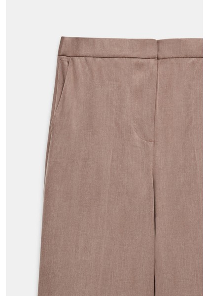 Yılan Desenli Lyocell Ceket Pantolon Takım