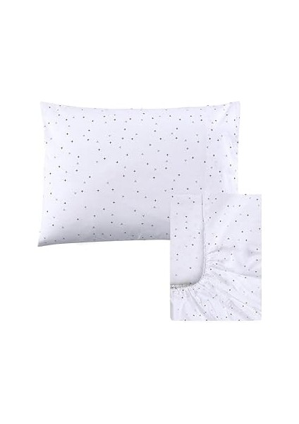 Funna Baby Çarşaf & Yastık Kılıfı Seti - Lets Go - Mint - 60 x 120 cm