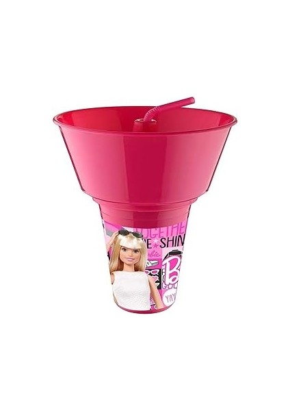 Tuffex Lisanslı Cips ve Mısır Kovalı Pipetli Bardak