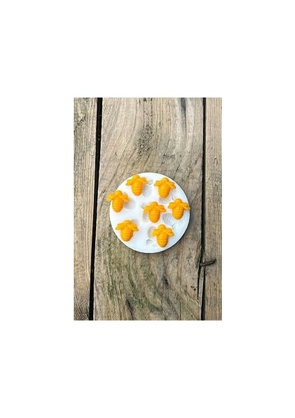 Rufus Arı Yedili Mum Kalıbı (Silikon)