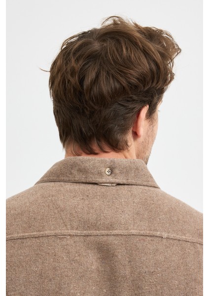 ODUNCU DÜZ ÇİFT CEP KAPAKLI U.K. GÖMLEK fırsatları