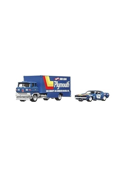 Hot Wheels Car Culture Team Transport FLF56-HRV38 '70 Plymouth Aar Cuda & Sakura Sprinter