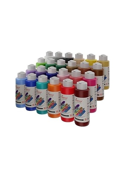 Red Rose Akrilik Boya Seti 24 Renk 24X120 ml