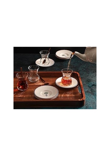 Porland Vaso Piccolo 12 Parça 6 Kişilik Çay Takımı