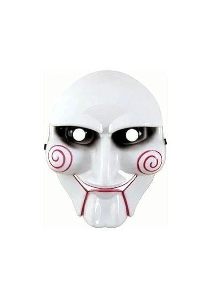 Tinky Winky Maske Testere Halloween Kostüm Korku Maskesi Beyaz Renk