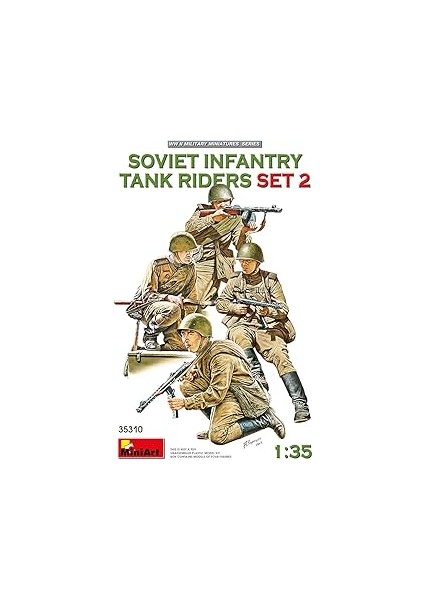 Miniart 35310 1:35 Sovyet Tankçı Piyade Erleri Set Ii