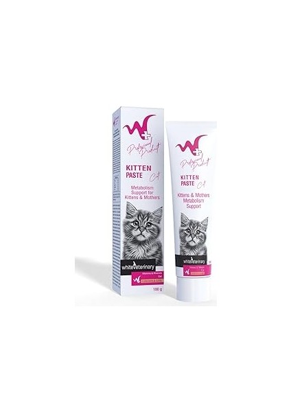 W+ Whiteveterinay Kitten Paste 100 gr (Yavru ve Anne Kedi Macunu)