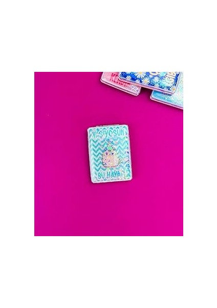 Giftmoda Motto Tasarımlı Dikey Ayna Yaşıyosun Bu Hayatı