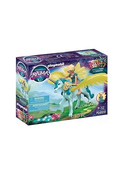 Playmobil 70809 Ayuma’nın Maceraları Kristal Peri ve Tek Boynuzlu At, Masal Oyuncağı, Eğlenceli Yar