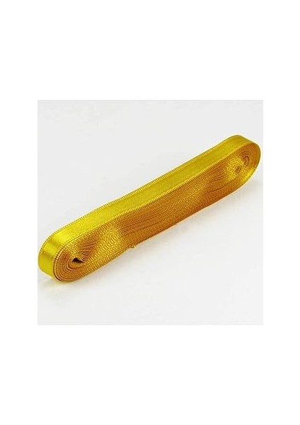 Parti̇ Vi̇tri̇ni̇ Sarı Renk Saten Kurdela 1 Cm. x 10 Metre (Sarı)