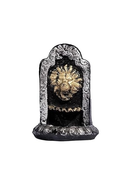 Geri Akışlı Aslan Temalı Şelale Tütsülük + 2 Konik Tütsü (Lavanta) | Meditasyon, Yoga ve Ev Dekoras