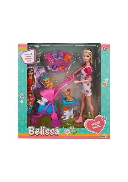 Belissa'nın Annesi Pikniğe Gidiyoruz Bebek Seti 30 cm