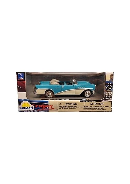 Newray 1:43 Diecast Koleksiyon Metal Araba 1955 Buick Century