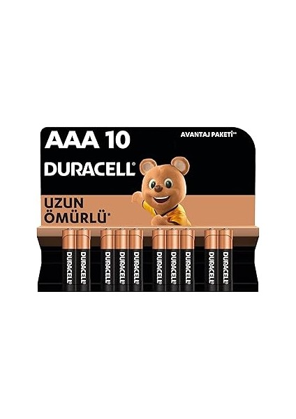 Aaa Alkalin Ince Kalem Pil (10’lu Paket) 1,5 V LR03/MN2400